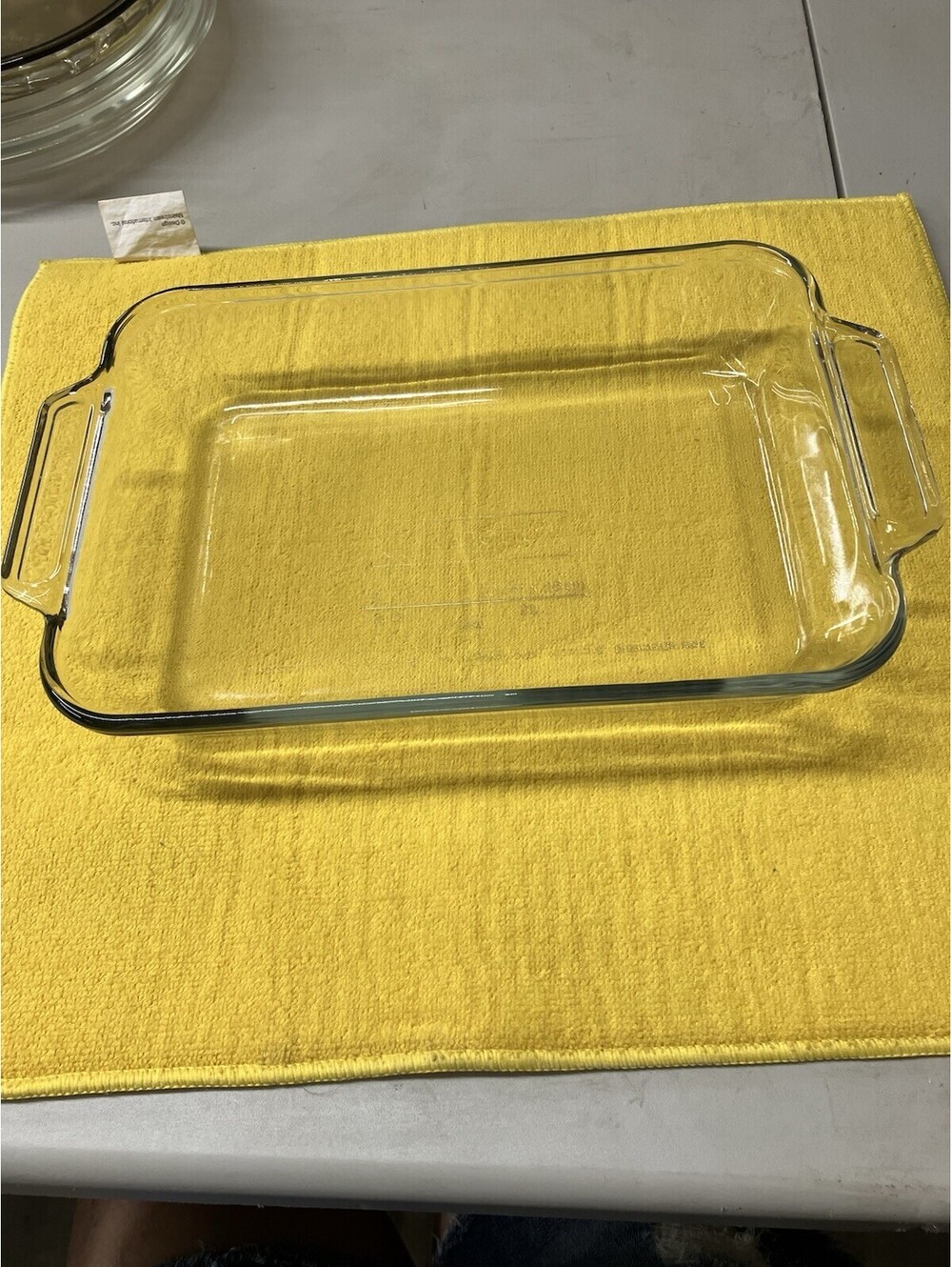 Anchor Hocking Clear 2 Qt Glass Casserole Baking Dish 12.5x8.5x2.5